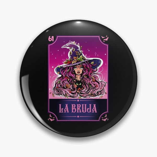 Artikelvorschau, La Bruja The Witch - mexikanisches Bingo-Kartenspiel Lustiges Halloween entworfen und verkauft von Crazy Trendy Designs.