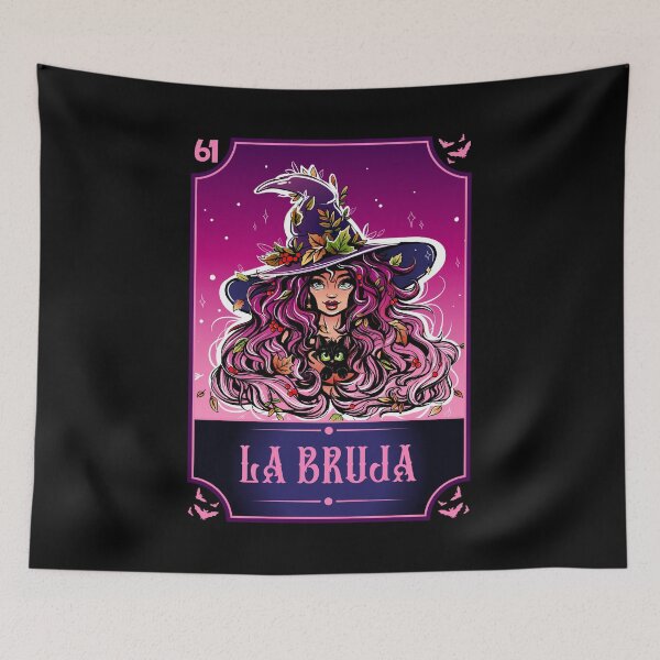 Item preview, La Bruja The Witch - Mexican Bingo Card Game Funny Halloween designed and sold by Crazy Trendy Designs.