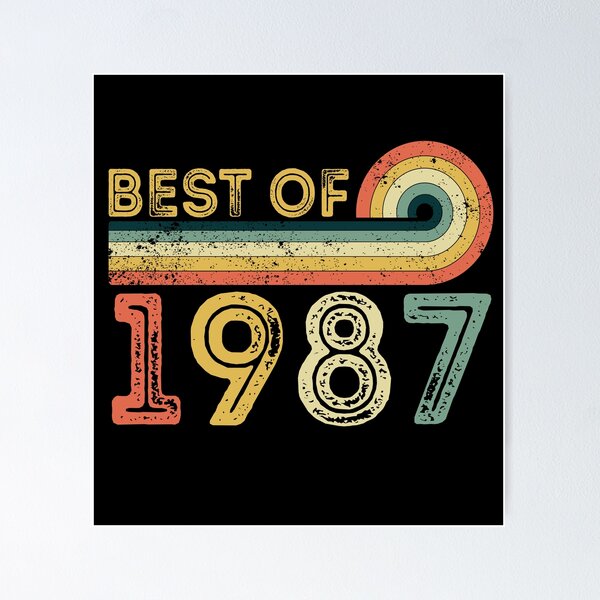 Item preview, Best Of 1987 - 34th Birthday  designed and sold by meedTee.