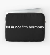 Funda para portátil jajaja no quinta armonía (fuente blanca)