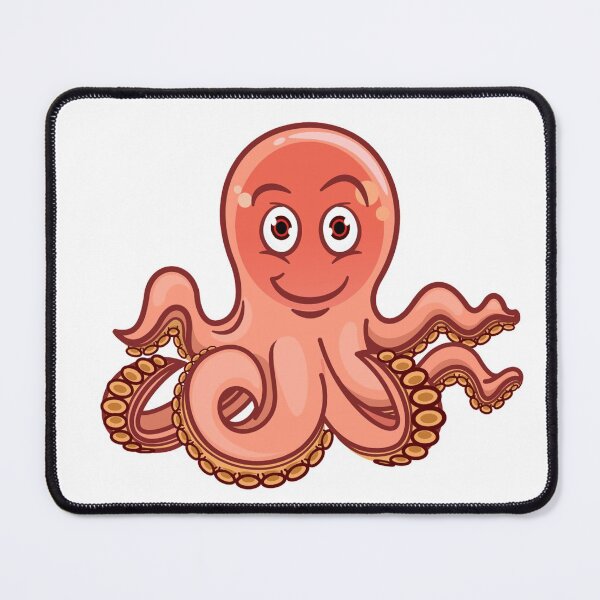 Item preview, Cute Orange Octopus designed and sold by treasure-crafts.