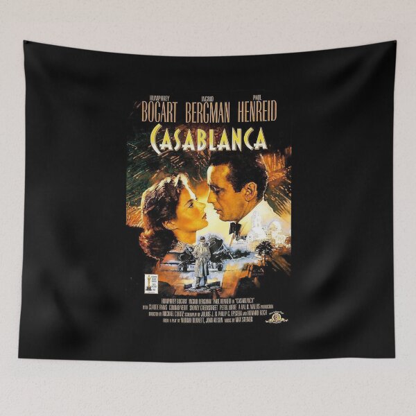 Item preview, For Men Women Movie Poster Casablanca Movie designed and sold by RickieHermiston.