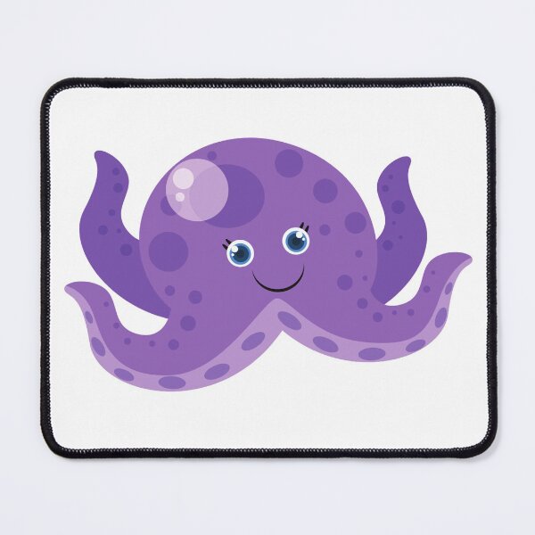 Item preview, Cute Purple Octopus designed and sold by treasure-crafts.