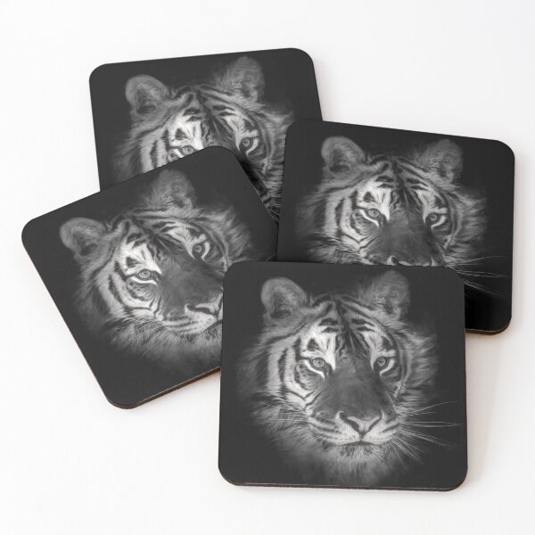 Item preview, Siberian Tiger in Black and White designed and sold by James Cumming.