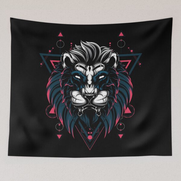 Item preview, The Mythical Lion Geometry designed and sold by Hilary254.