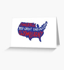 the world was wide enough Greeting Card