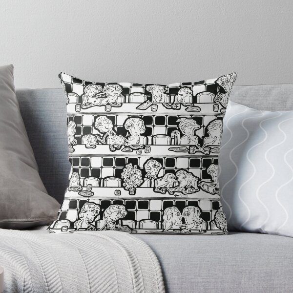 NYC Diner Throw Pillows & Totes Throw Pillow