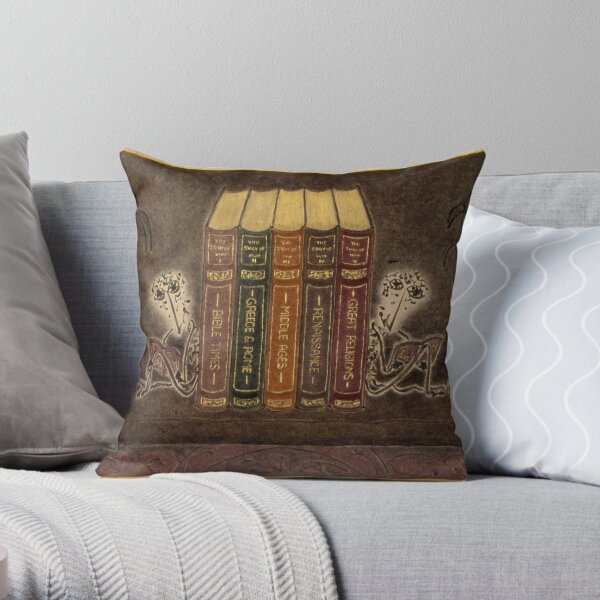 Bookends Throw Pillows & Totes Throw Pillow