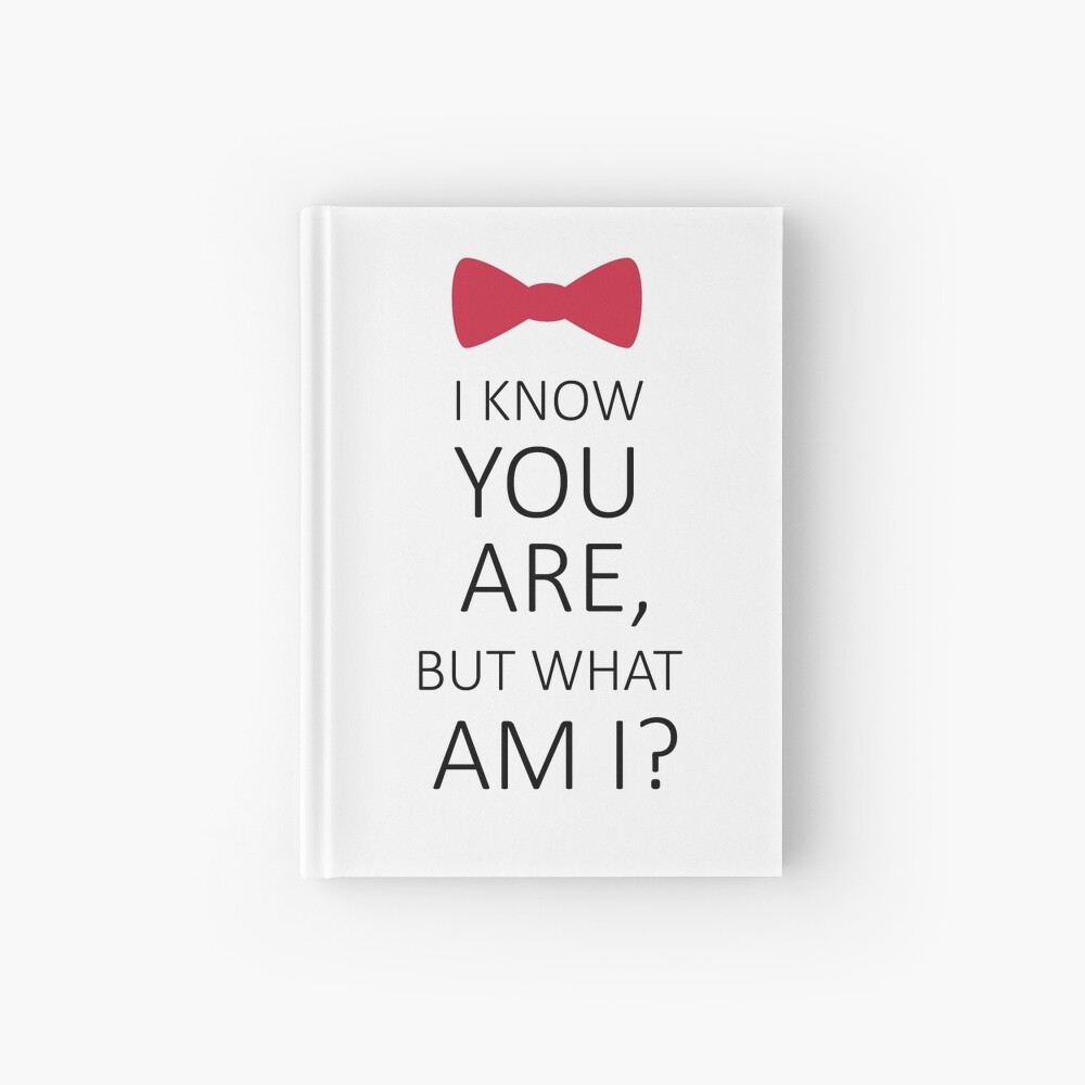 I Know You Are But What Am I Hardcover Journal By Kjanedesigns Redbubble