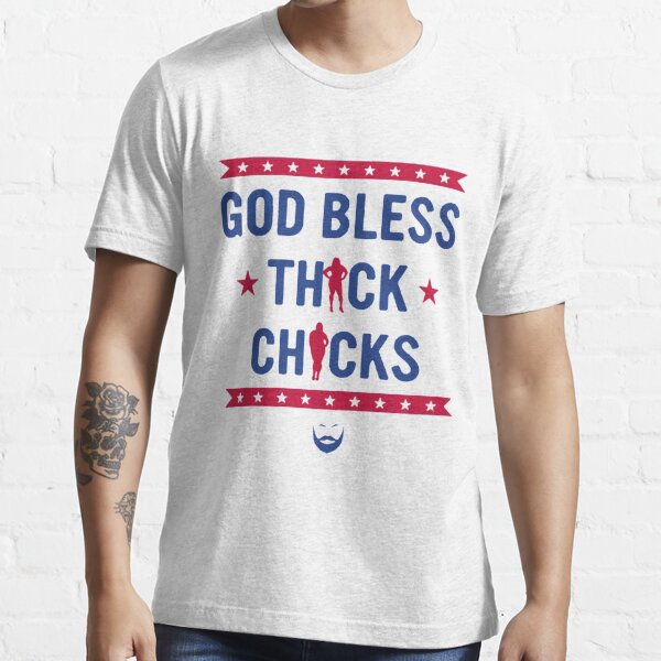 ginger billy god bless thick chicks t shirt