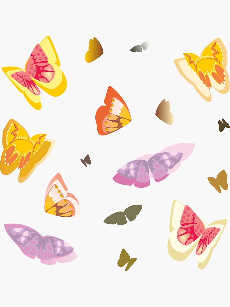 Butterflies Kaleidoscope on Green by NigelCooney