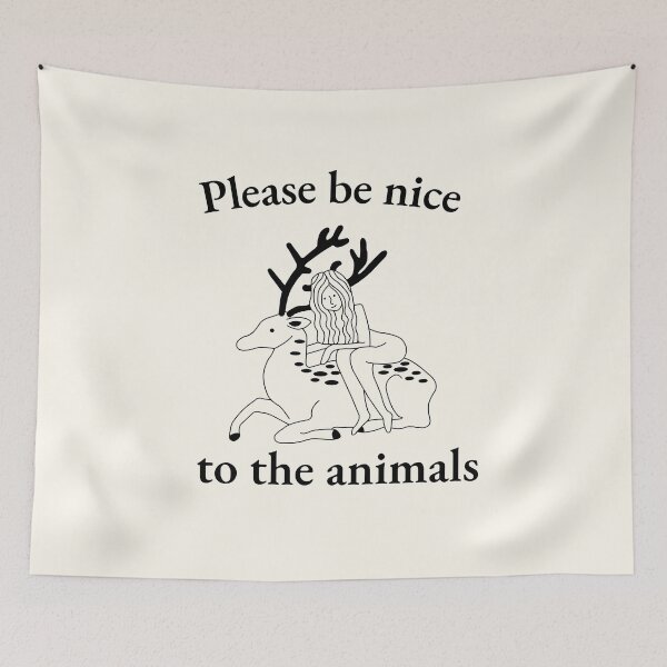 Item preview, Please Be Nice To The Animals (No.1) designed and sold by Oliver Lake.