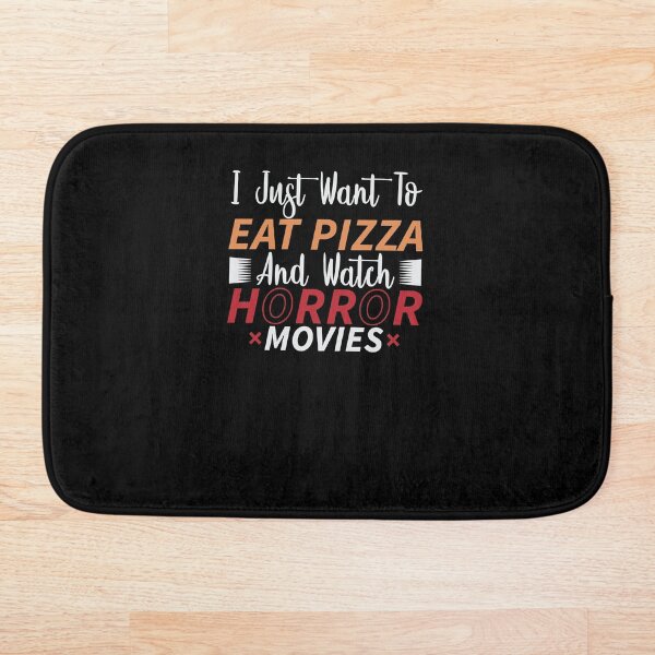 Aperçu de l'œuvre Je veux juste manger de la pizza et regarder des films d'horreur créée et vendue par ROBYNDSON.