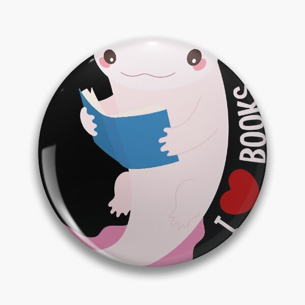 Item preview, I love books Reads-O-Lotl Axolotl Book Reading Readsalotl Bookworm Kids designed and sold by ROBYNDSON.