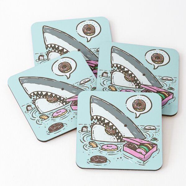 Item preview, Box of Donuts Shark designed and sold by nickv47.