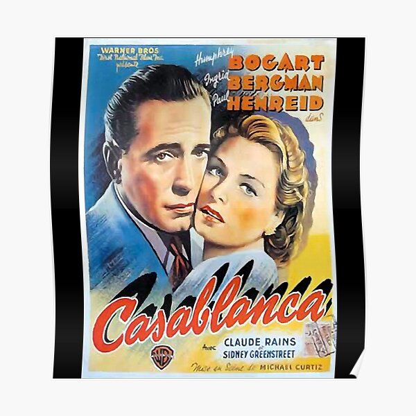 Casablanca Film Posters Redbubble