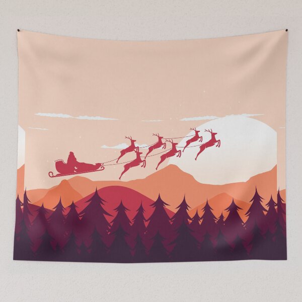 Item preview, SANTA CLAUS GOES AT SUNSET designed and sold by Emil1993.