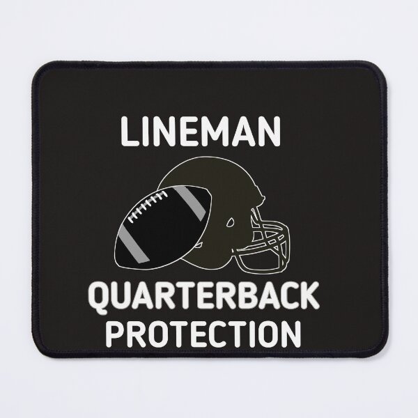 Item preview, Funny Lineman Quarterback Security  designed and sold by SarahMohanad.