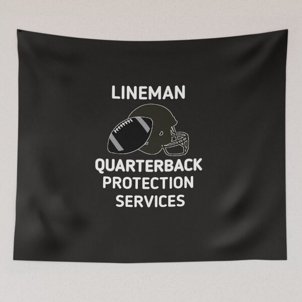 Item preview, Funny Lineman Quarterback Security  designed and sold by SarahMohanad.