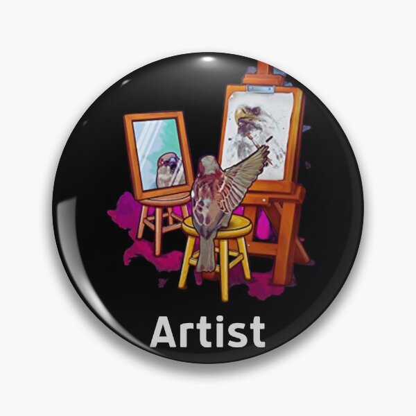 Item preview, Artist bird funny & trend tee shirt for Art Lovers T-shirts designed and sold by spolayastore.