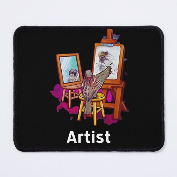 Item preview, Artist bird funny & trend tee shirt for Art Lovers T-shirts designed and sold by spolayastore.