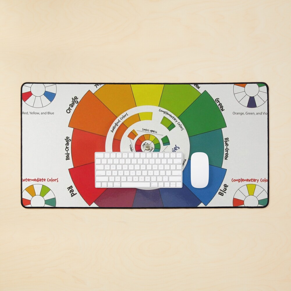 Crystal Productions Student Color Wheel Poster 