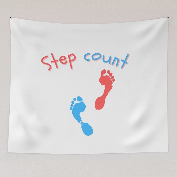 Item preview, Step count (sitting is the new smoking) colorful  designed and sold by Roy Store.