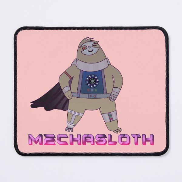 Item preview, Mechasloth the Cyborg Sloth designed and sold by lazarosdesign.
