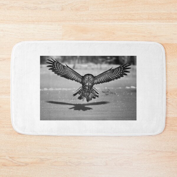 Item preview, Great Grey Owl B&W designed and sold by James Cumming.