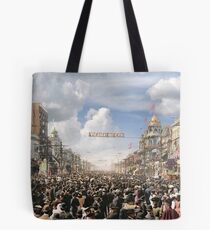 The Rex pageant, Mardi Gras Day, New Orleans, 1907 Colorized Tote Bag