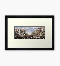 The Rex pageant, Mardi Gras Day, New Orleans, 1907 Colorized Framed Print