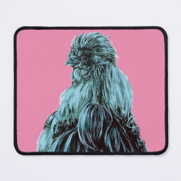 Item preview, Silkie Rooster Blue designed and sold by Lalingla.