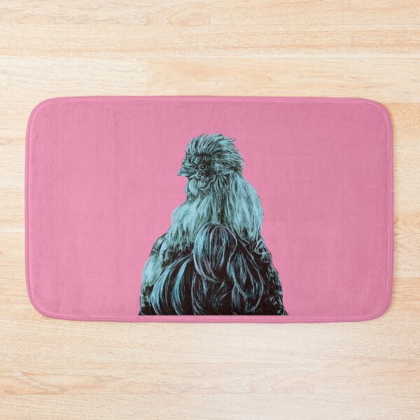 Item preview, Silkie Rooster Blue designed and sold by Lalingla.