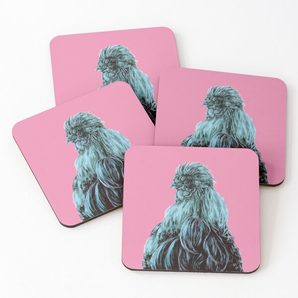 Item preview, Silkie Rooster Blue designed and sold by Lalingla.