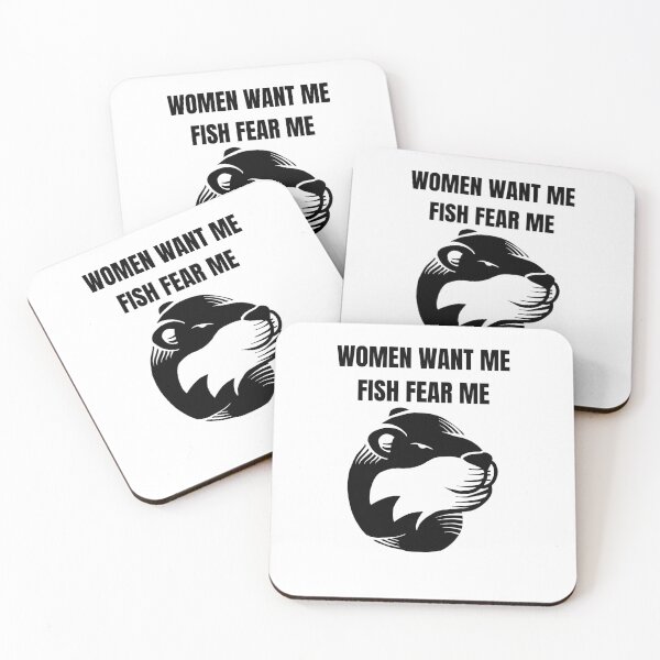 Item preview, Women want me, fish fear me | cute Sea Otter designed and sold by teez4dayz.