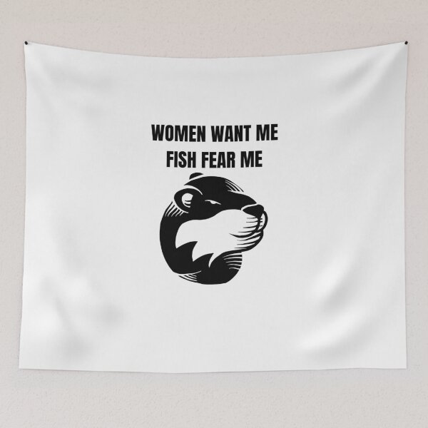 Item preview, Women want me, fish fear me | cute Sea Otter designed and sold by teez4dayz.