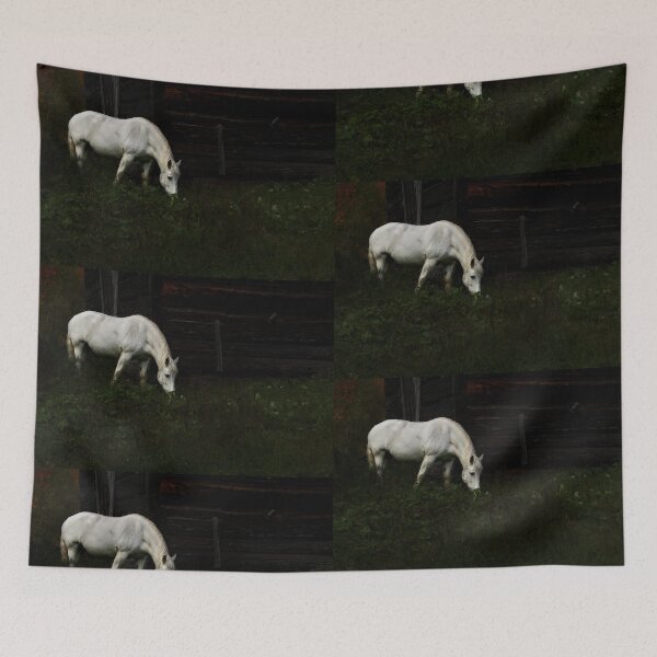 Item preview, White horse designed and sold by James Cumming.