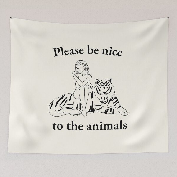 Item preview, Please Be Nice To The Animals (No.2)  designed and sold by Oliver Lake.