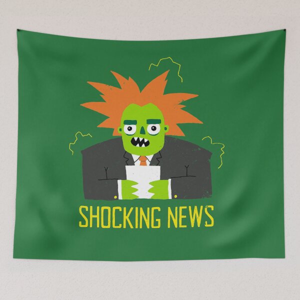 Item preview, Shocking News designed and sold by DinoMike.