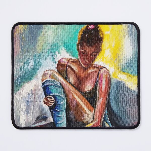 Item preview, Ballerina Painting Art, Dance Oil Artwork designed and sold by Tamara Kaytmazova.