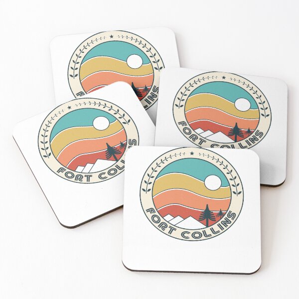 Item preview, Fort Collins Retro Vintage Sunset - Fort Collins Colorado Mountain Souvenir - Gift - Hometown - Hiking - Nature designed and sold by HappyTees Lab.