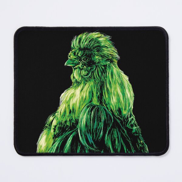 Item preview, Silkie Rooster green designed and sold by Lalingla.