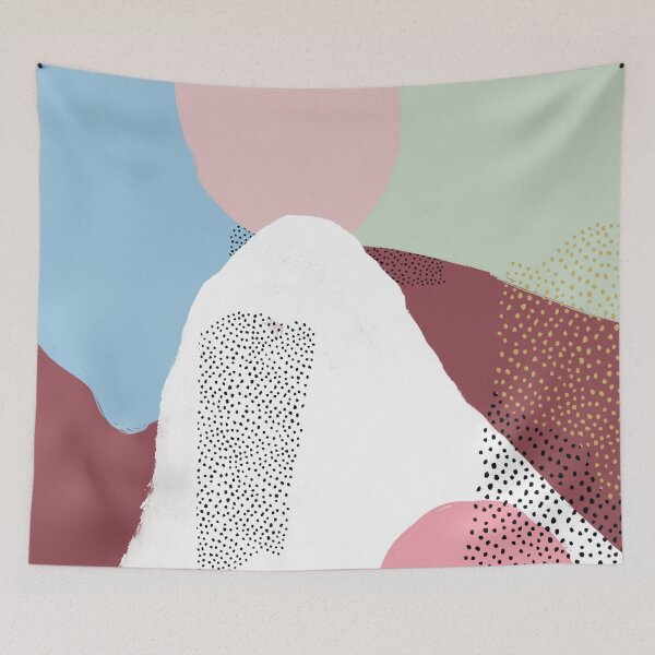 Item preview, Cool palette flat dots designed and sold by LittleEagleArt.