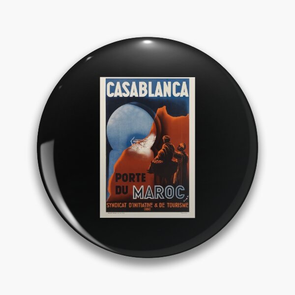 Artikelvorschau, Mens Womens Casablanca - Retro Reiseplakat Vintage Art Bogart entworfen und verkauft von RickieHermiston.