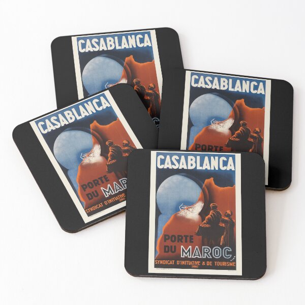 Item preview, Mens Womens Casablanca - Retro Travel Poster Vintage Art Bogart designed and sold by RickieHermiston.