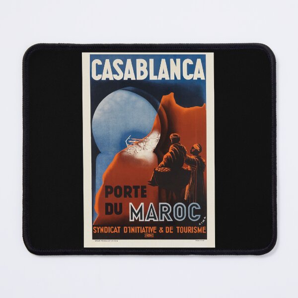 Item preview, Mens Womens Casablanca - Retro Travel Poster Vintage Art Bogart designed and sold by RickieHermiston.