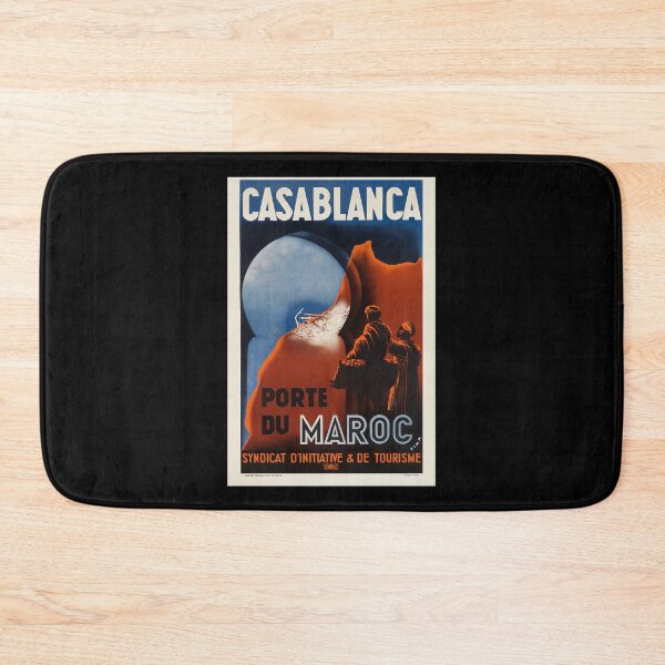 Item preview, Mens Womens Casablanca - Retro Travel Poster Vintage Art Bogart designed and sold by RickieHermiston.
