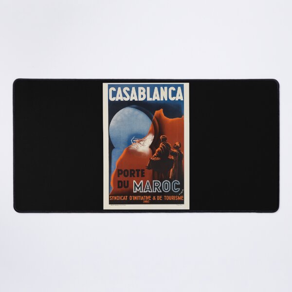 Item preview, Mens Womens Casablanca - Retro Travel Poster Vintage Art Bogart designed and sold by RickieHermiston.