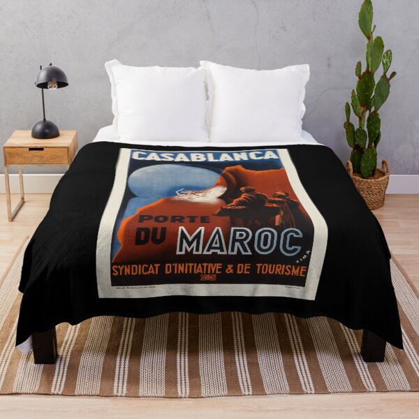 Item preview, Mens Womens Casablanca - Retro Travel Poster Vintage Art Bogart designed and sold by RickieHermiston.