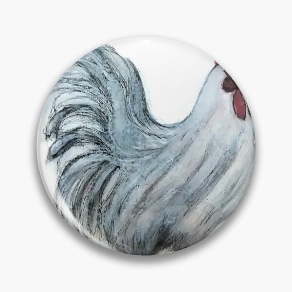 Item preview, white rooster designed and sold by annettetyson.